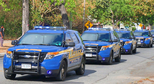 police cars